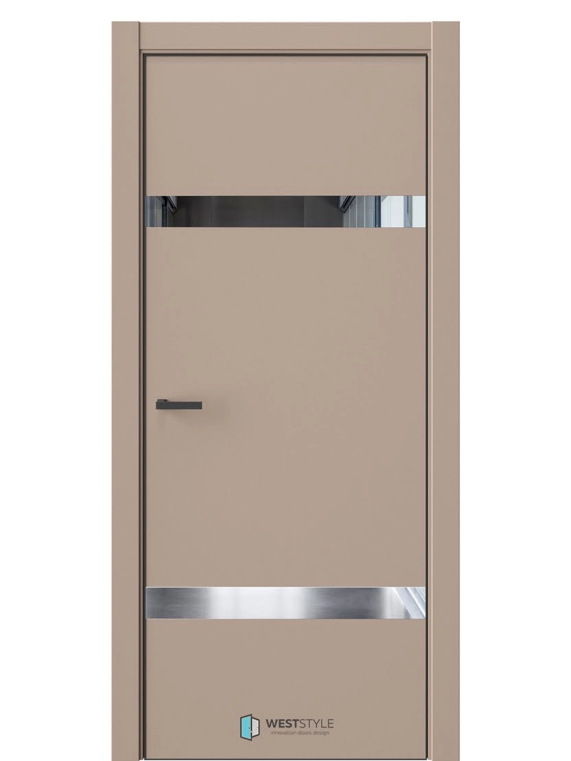 Межкомнатная дверь WestStyle Industrial IN3 ДО Зеркало Глясе